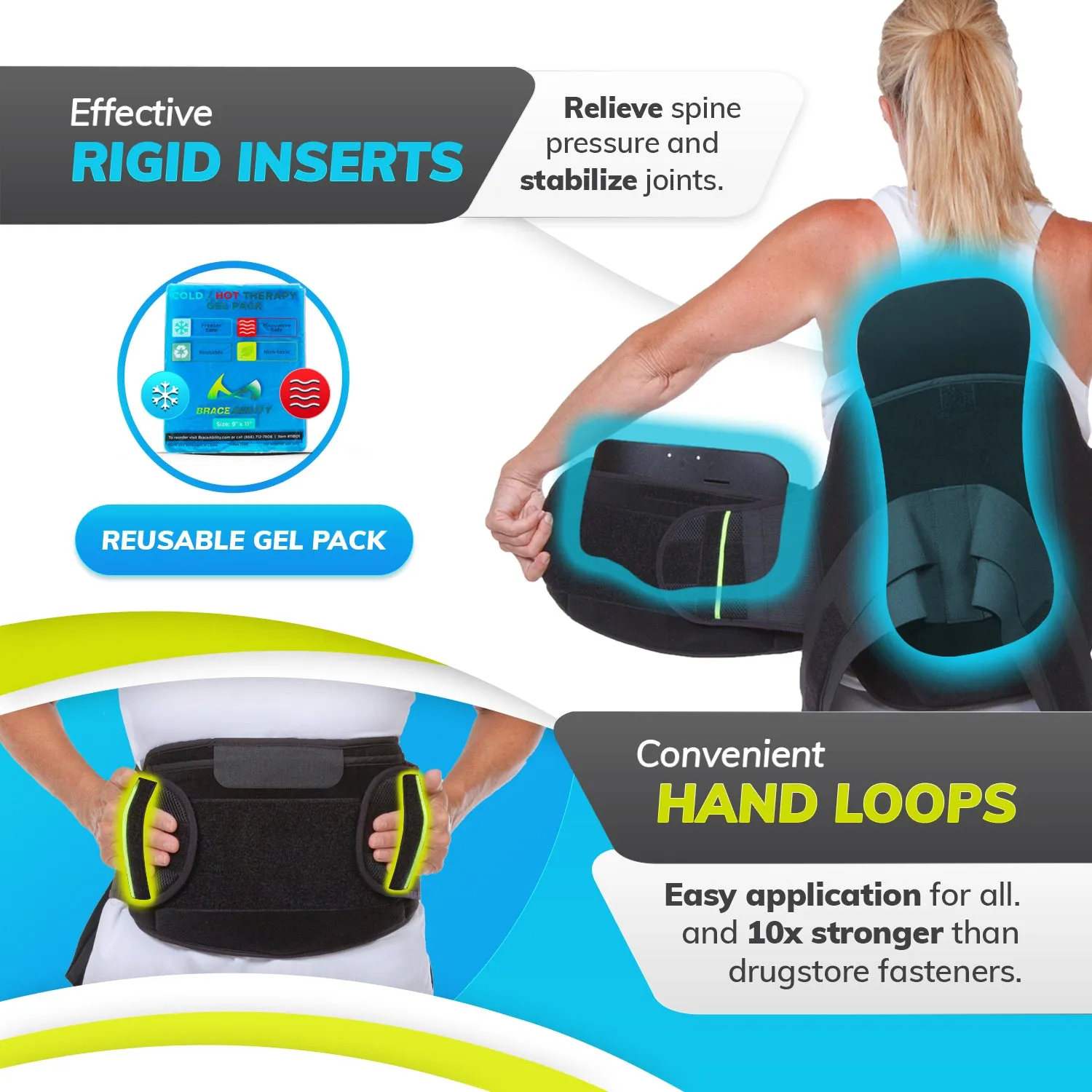 Herniated Disc Back Brace | Support Belt for Bulging, Slipped & Degenerative Herniation