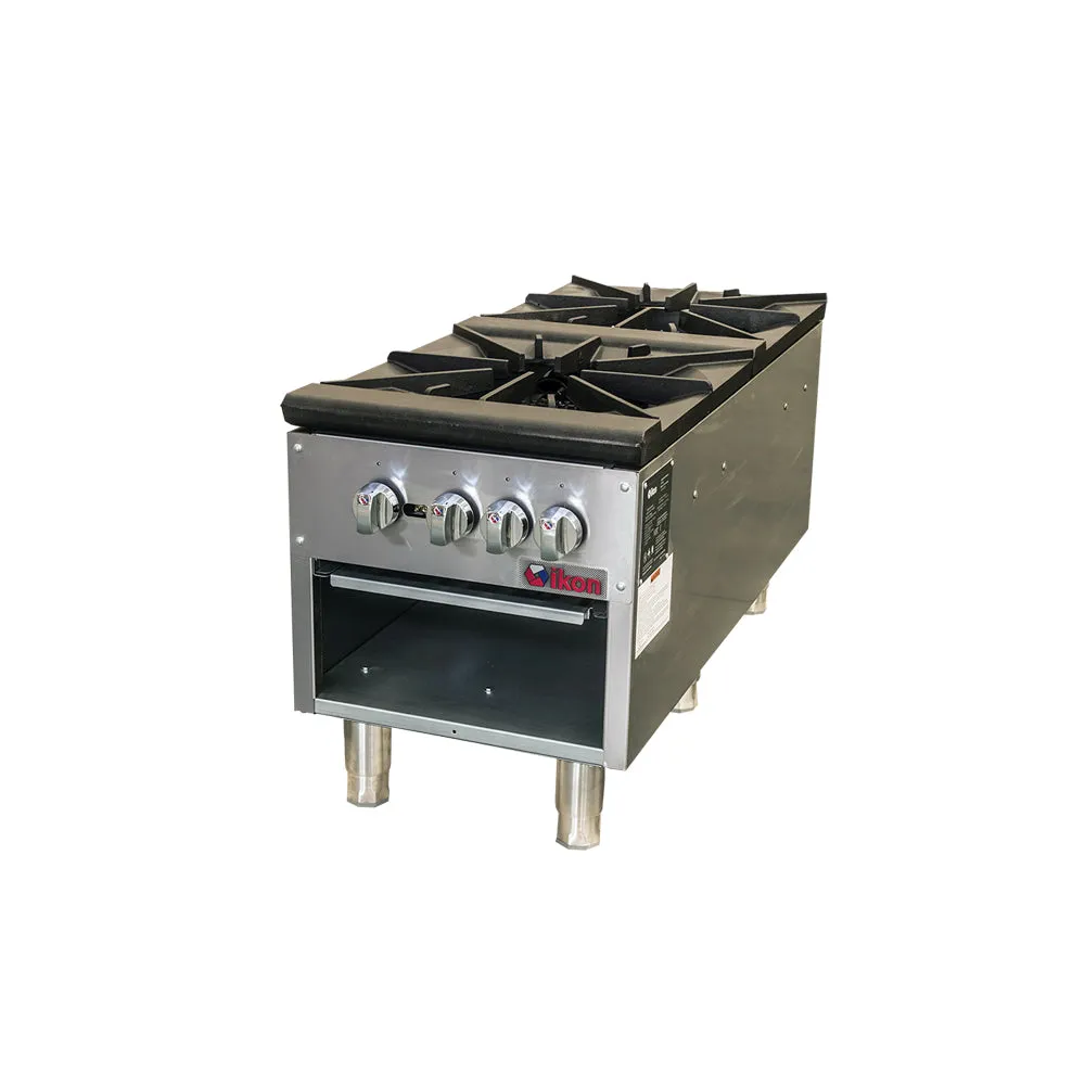 IKON - ISP-18-2, 18" Stock Pot Ranges With 2 Burners, 160,0001 BTU