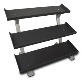 Inflight Fitness 54" 3-Tier DB Rack - Tray Style