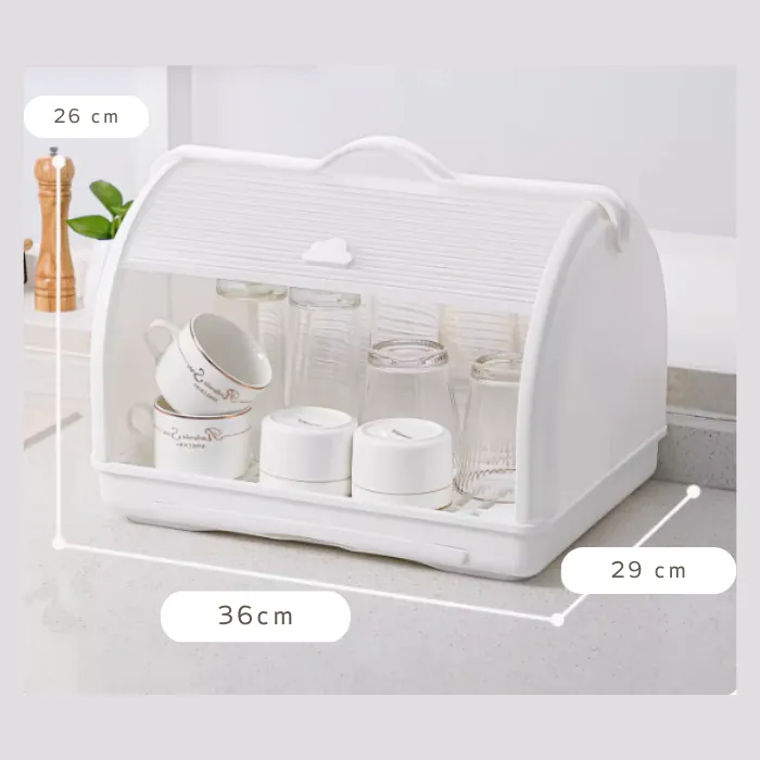 Kaby flip up organizer for baby bottles, dish rack