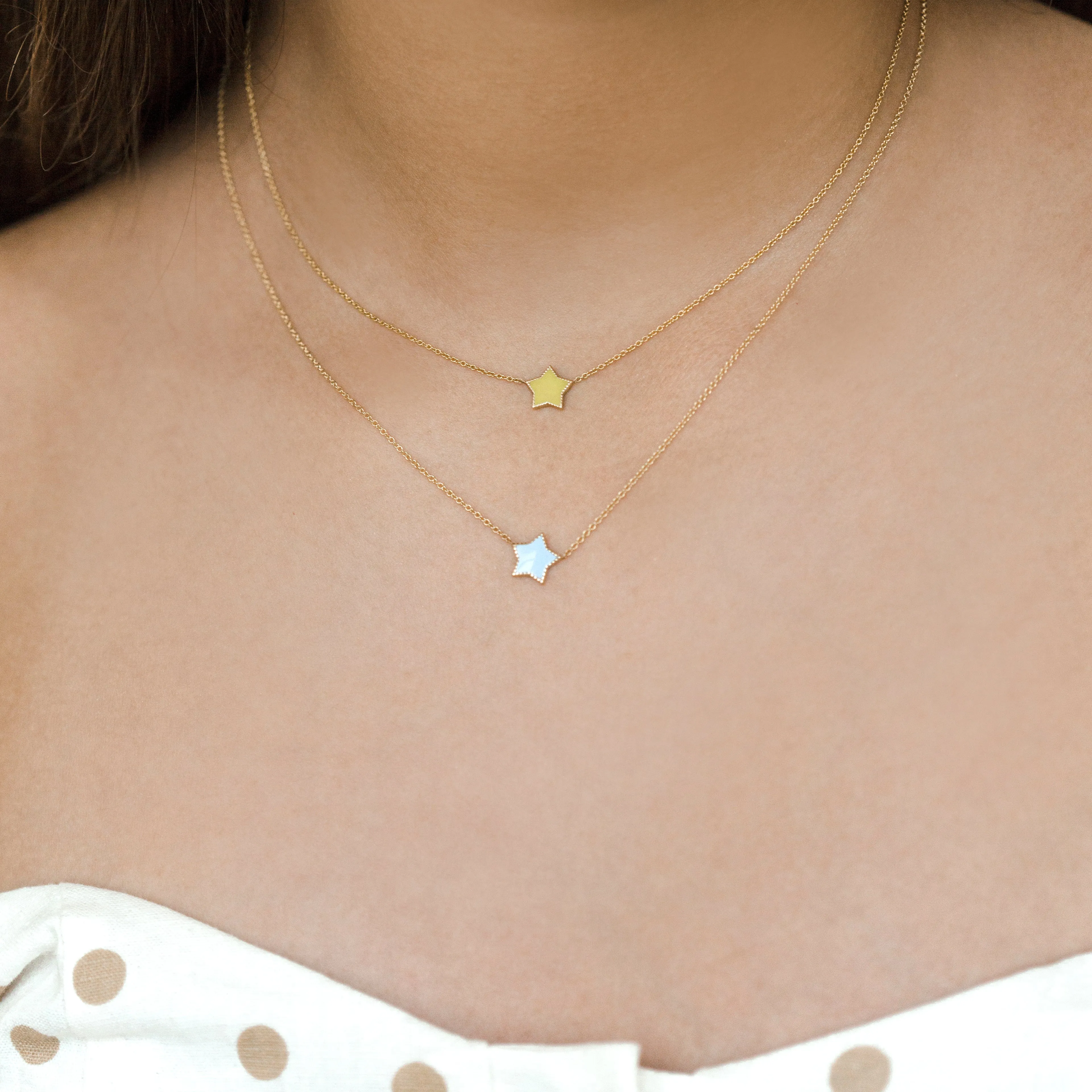 Kids Enamel Star Necklace