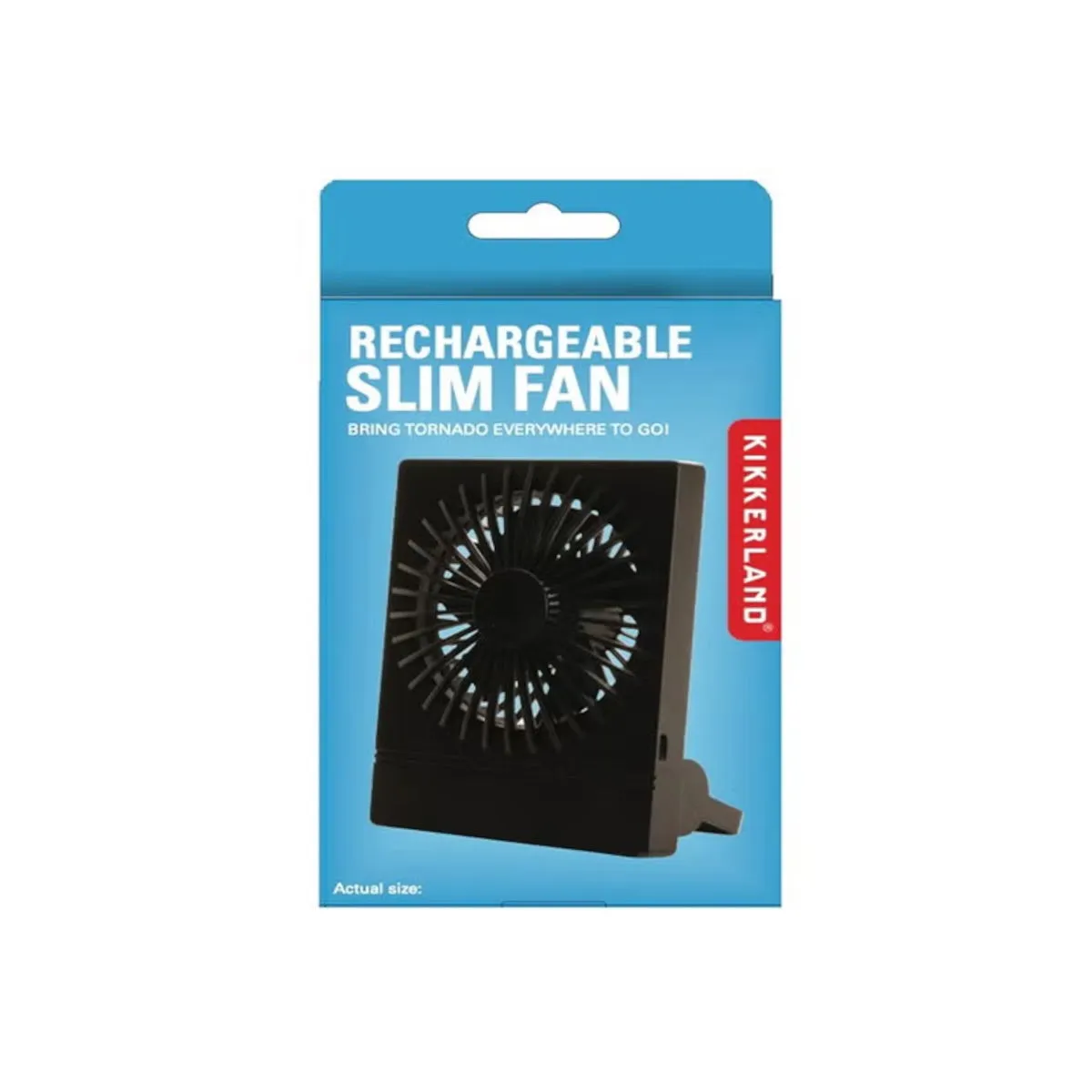 Kikkerland Rechargeable Slim Desk Fan