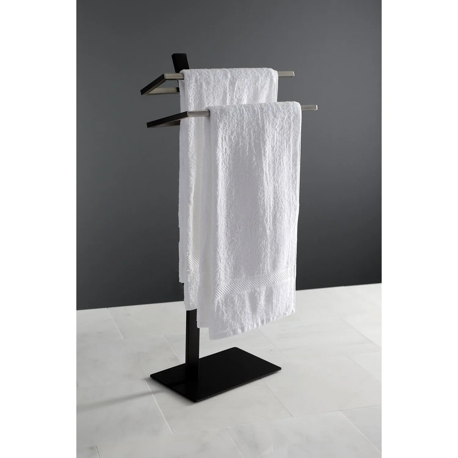 Kingston Brass Edenscape Pedestal Dual Towel Rack