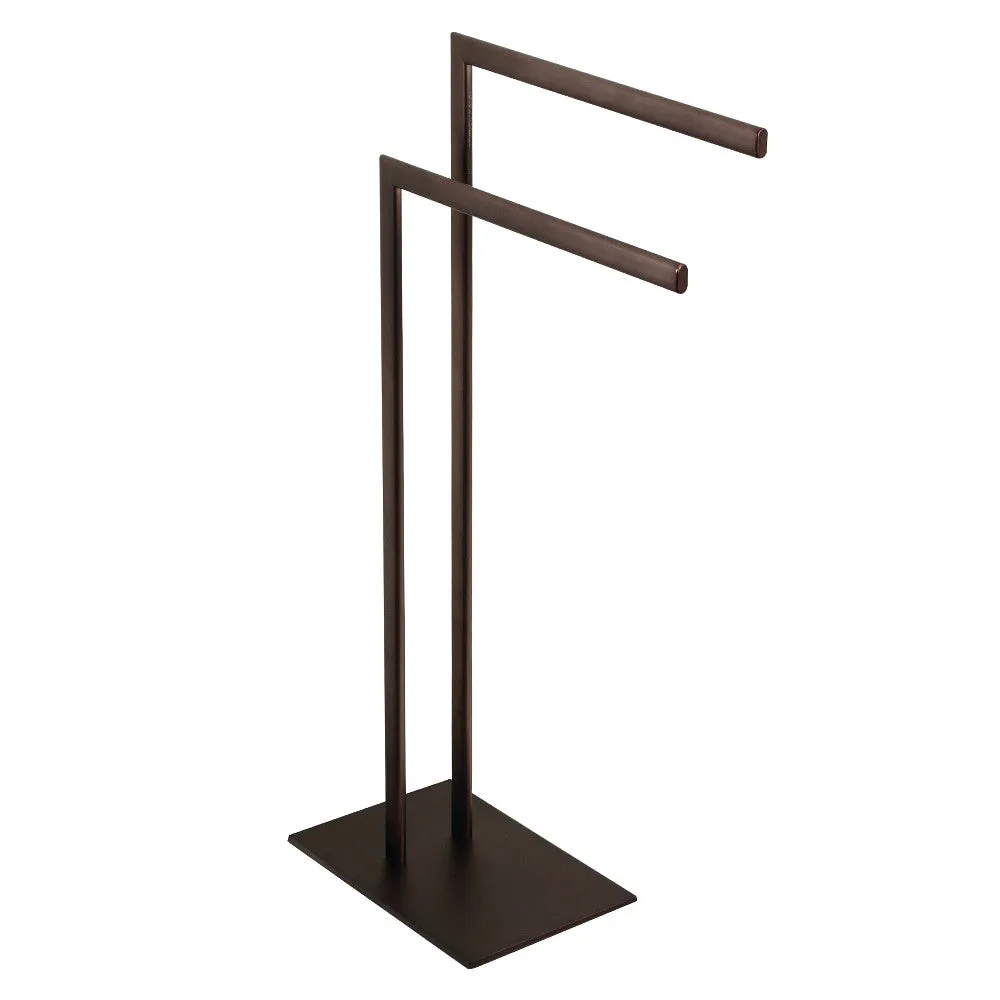 Kingston Brass Edenscape Pedestal Dual Towel Rack