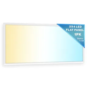 LED Ceiling Panel Light, 50W, 2x4, Selectable CCT, 5500 Lumens