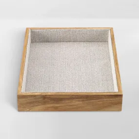 Lined Acacia Trays