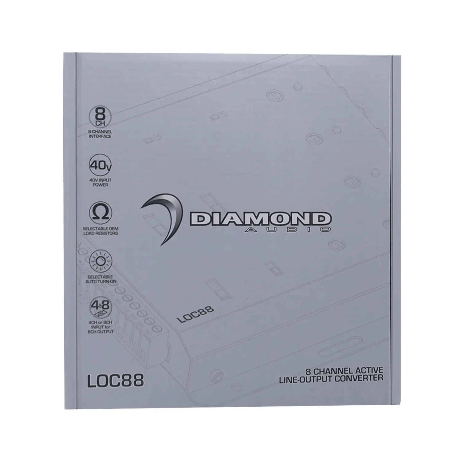 LOC88 - 8 IN / 8 OUT Line Output Converter