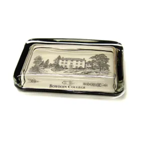 Massachusetts Hall Paperweight from Eglomisé