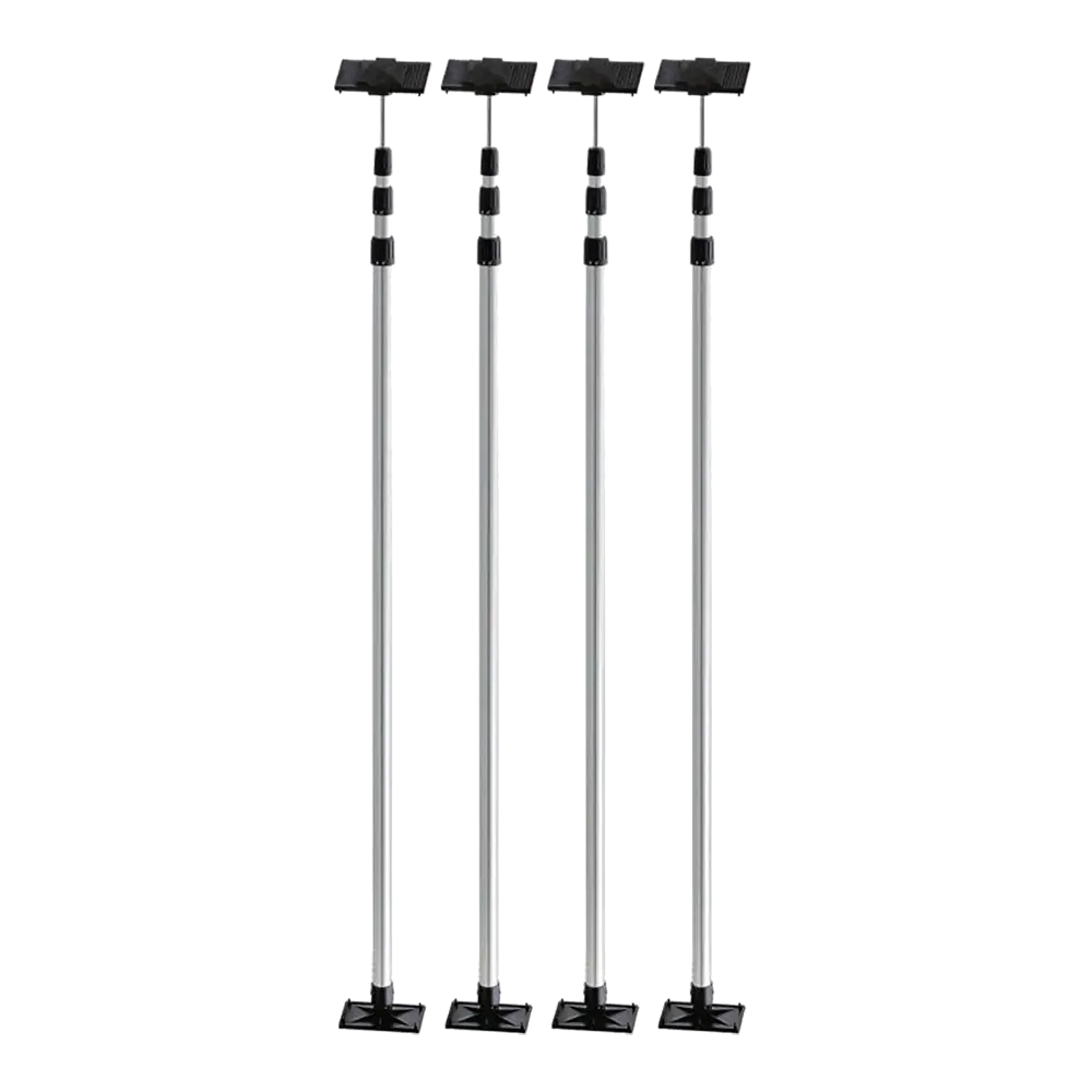 MAXVAC DustBarrier Telescopic Pole 1.10 - 3.10m, Set of 4 in Carry Case