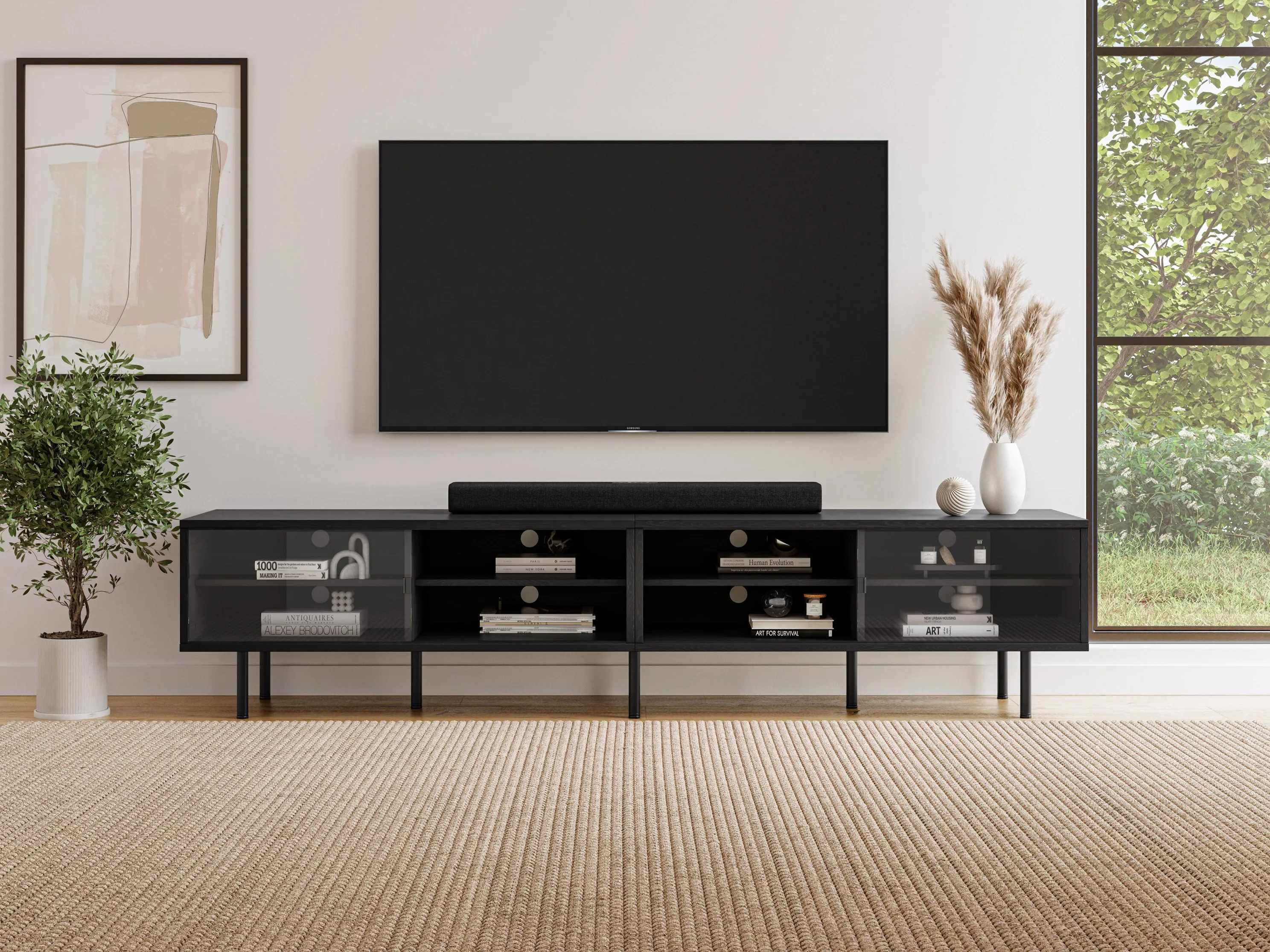 Modular TV Stand, TVs up to 110"