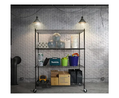 Modular Wire Storage Shelf 1500 x 350 x 1800mm Steel Shelving