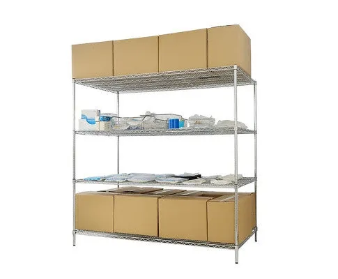 Modular Wire Storage Shelf 1500 x 600 x 1800mm Steel Shelving