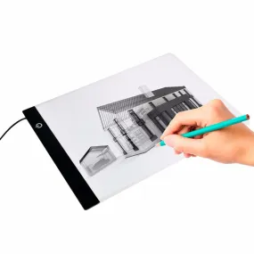 Newest Dimming LED Luminous Animation Painting Copy Writing Board Ultra-thin Light Pad A4 Size Flat Touch Art Tracing Board