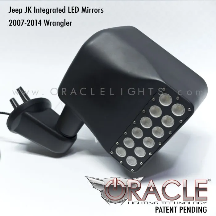 ORACLE Jeep Wrangler JK LED Off-Road Side Mirrors