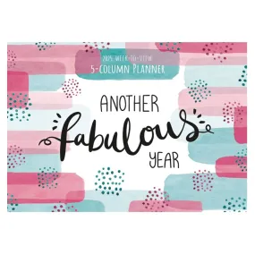 Otter House Another Fabulous Year Sherbet Wishes (Week To View) A4 Planner 2025