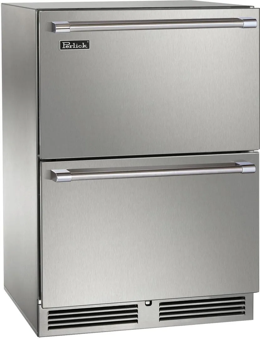 Perlick 24 inch Signature Series 5.2 cu ft Drawer Refrigerator HP24RS-4-5