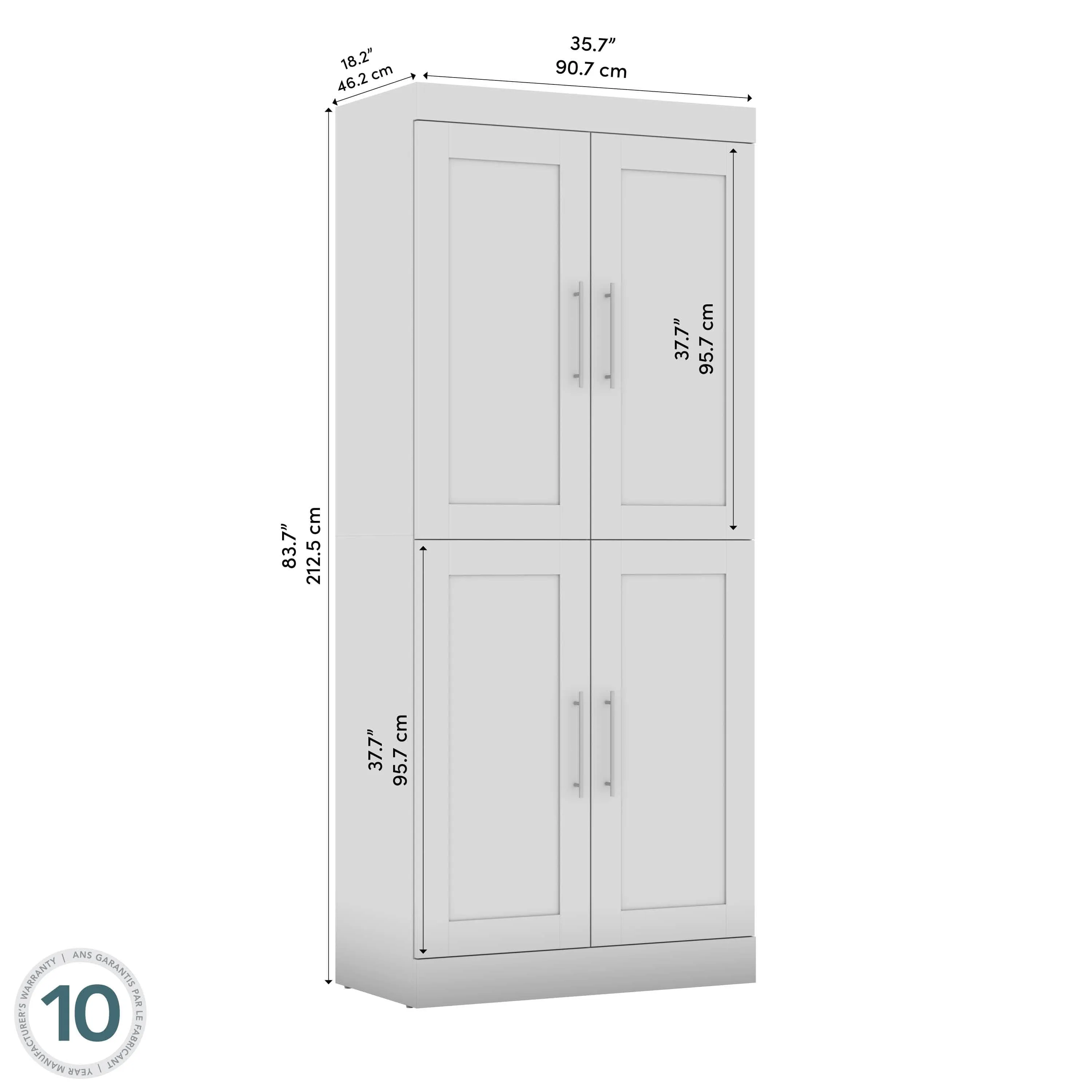 Pur 36W Closet Storage Cabinet - Available in 5 Colours