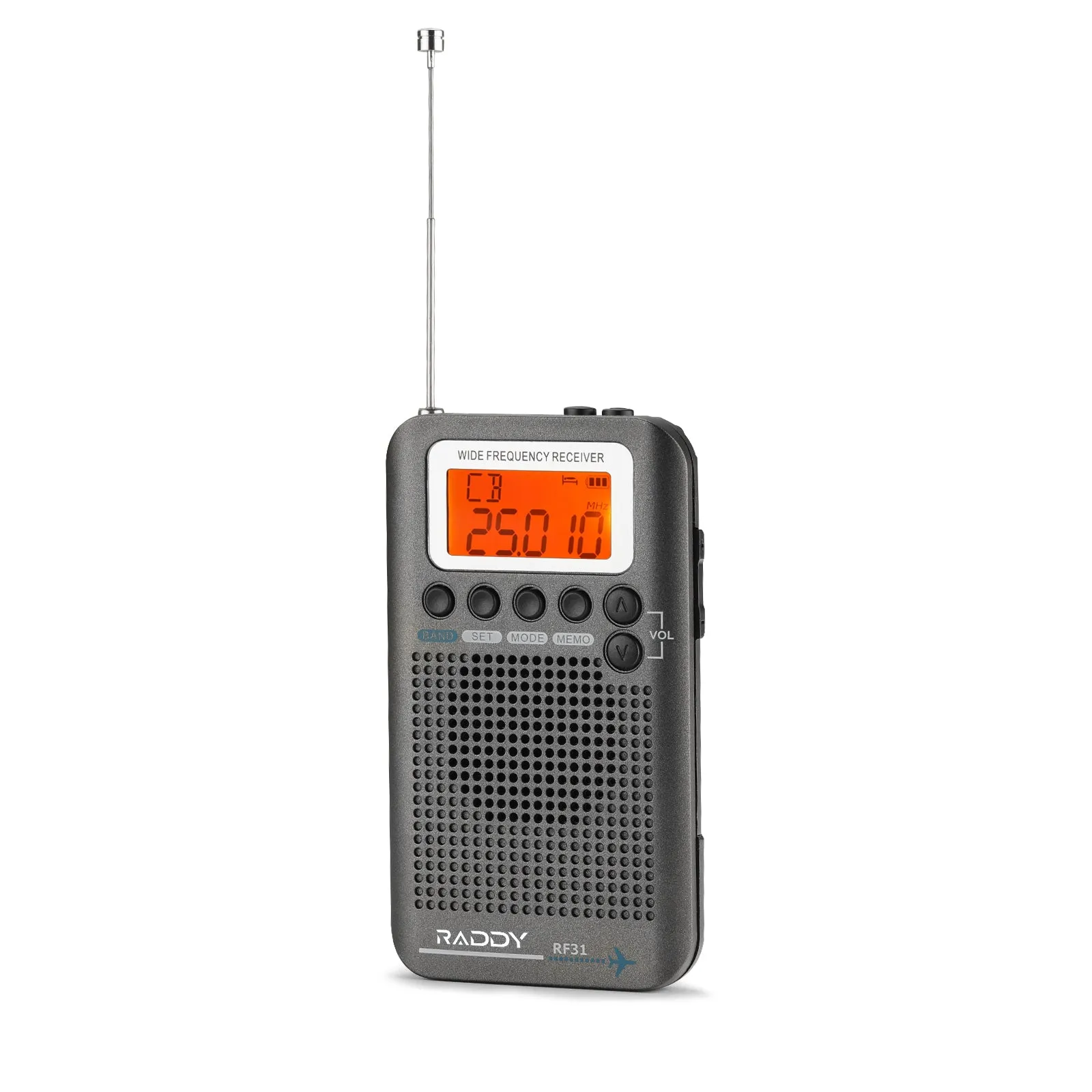 Raddy RF31 Shortwave Radio | Full Band Receiver | FM AM CB SW VHF Air Band | External Antenna [DISCONTINUED]