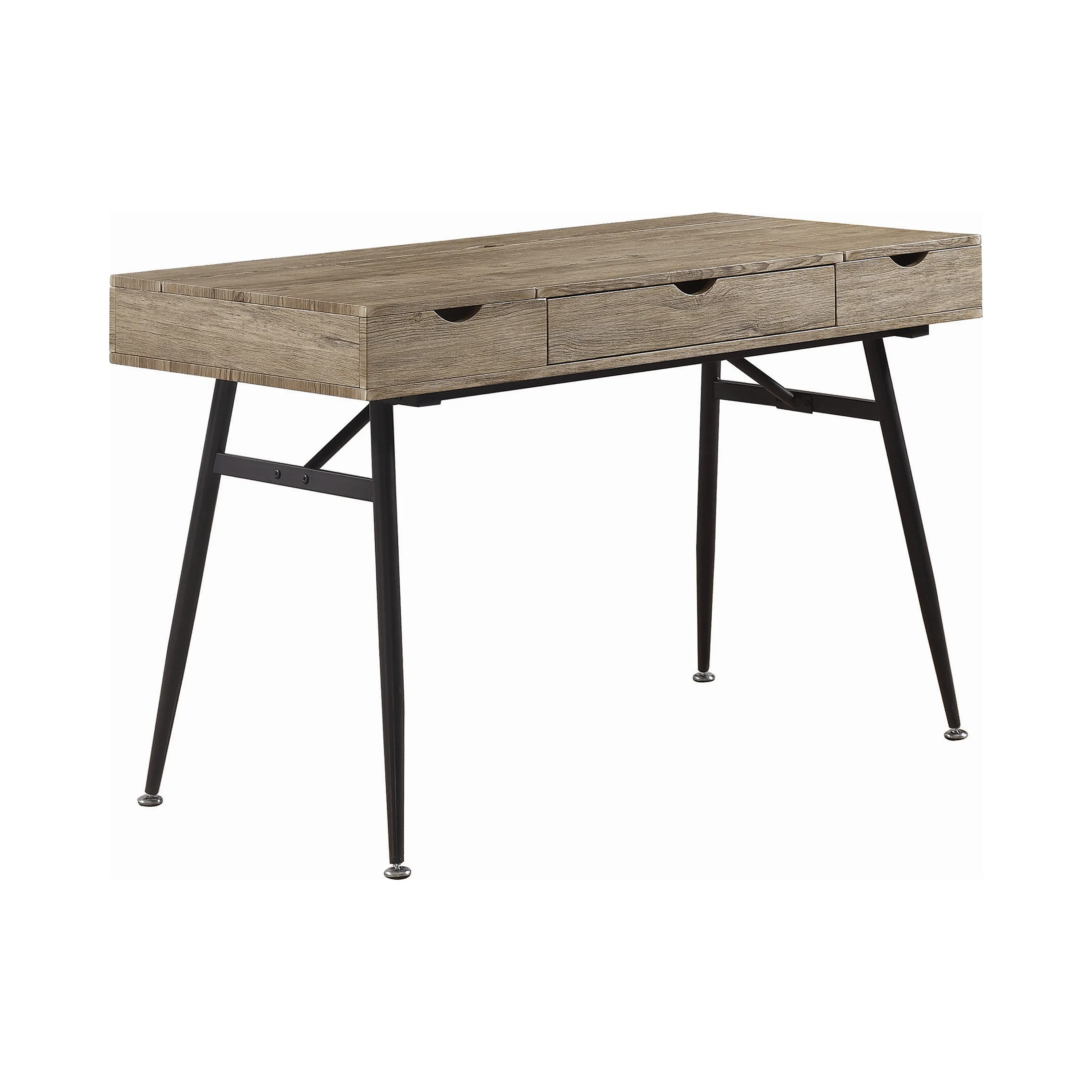 Raine 1-Drawer Writing Desk Rustic Driftwood