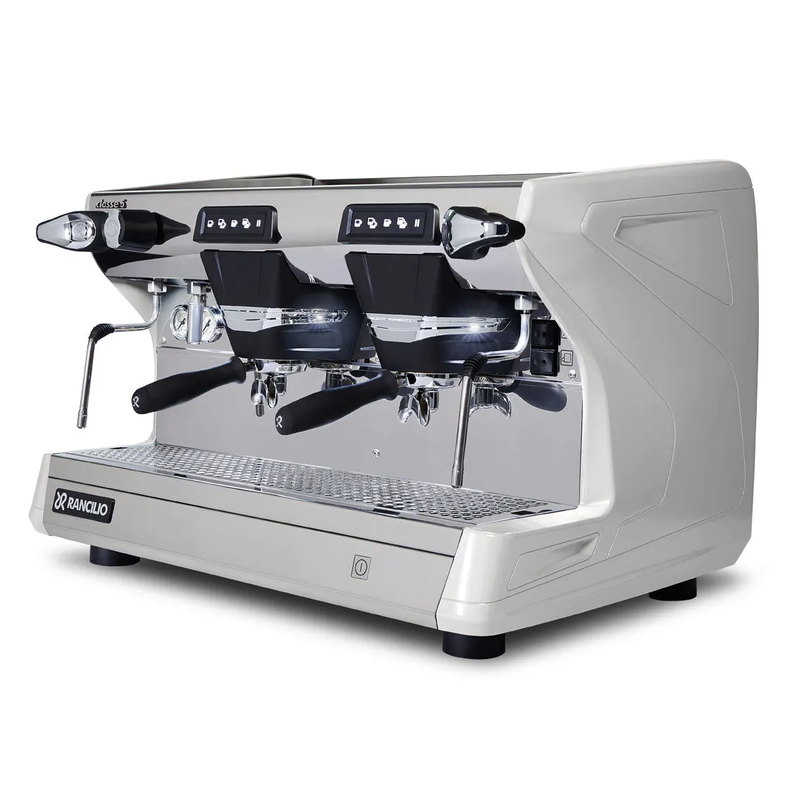 Rancilio Classe 5 USB 2 Group Volumetric Espresso Machine - Ice White