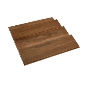 Rev-A-Shelf / 4SDI-WN-18-1 / Walnut Trim-to-Fit Spice Drawer Insert Organizer