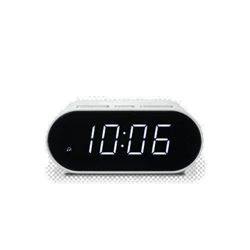 Roberts Ortus Charged DAB DAB  FM Alarm Clock Radio with Wireless Smartphone charging White