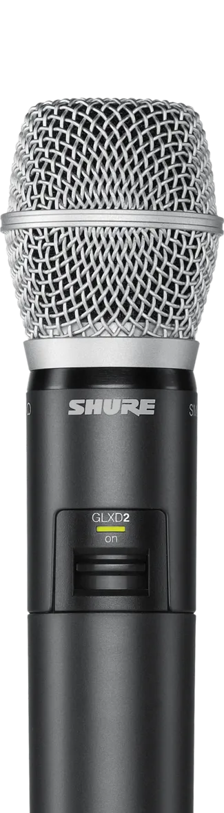 Shure GLXD2 Digital Wireless Handheld Microphone Transmitter for GLXD Wireless Systems