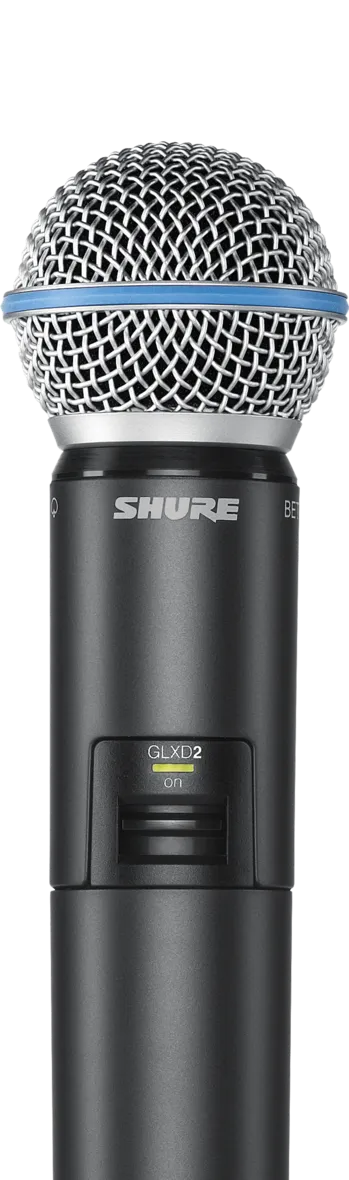 Shure GLXD2 Digital Wireless Handheld Microphone Transmitter for GLXD Wireless Systems