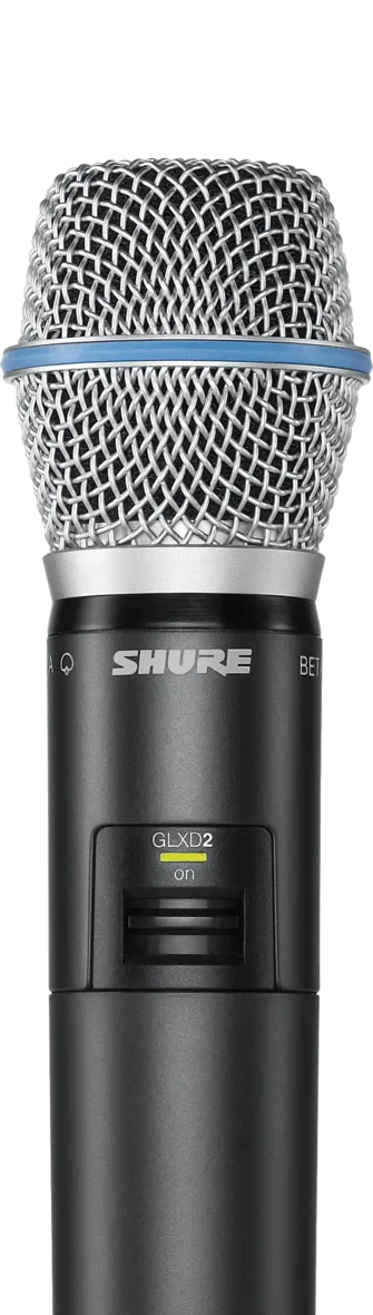 Shure GLXD2 Digital Wireless Handheld Microphone Transmitter for GLXD Wireless Systems