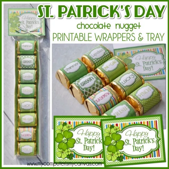 St. Patrick's Day Nugget Wrappers - PRINTABLE