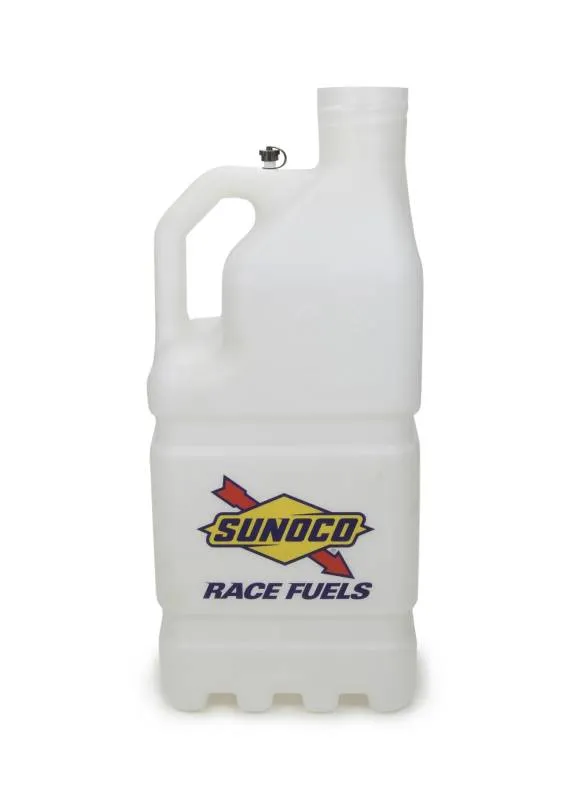 Sunoco Race Jugs Gen 3 Utility Jug - 5 gal - 9 x 9 x 23" Tall - No Cap - Square - Plastic - Clear