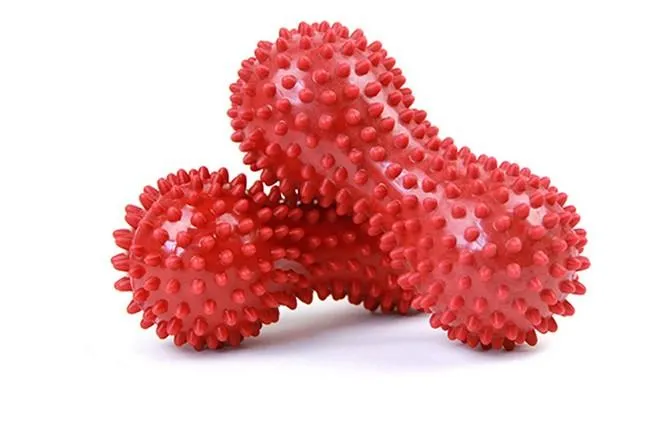 TnP Peanut Spiky Massage Ball Roller Reflexology Blue