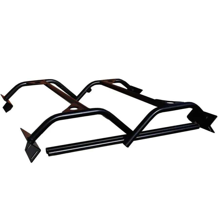 Tuff Stuff Rooftop Tent Truck Bed Rack, Adjustable, Powder Coated, Black, 40″