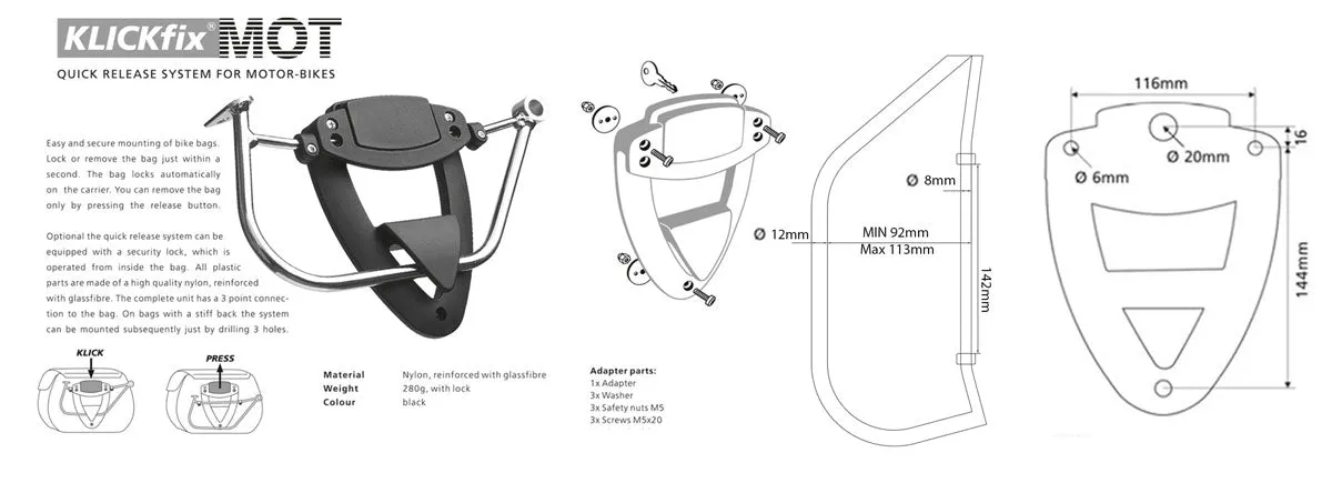 UNIT Garage Klickfix Racks - BMW HP2